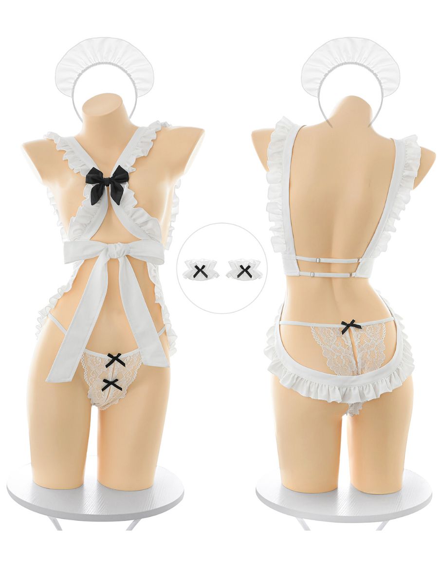 Kawaii Maid Strappy Cosplay Lingerie
