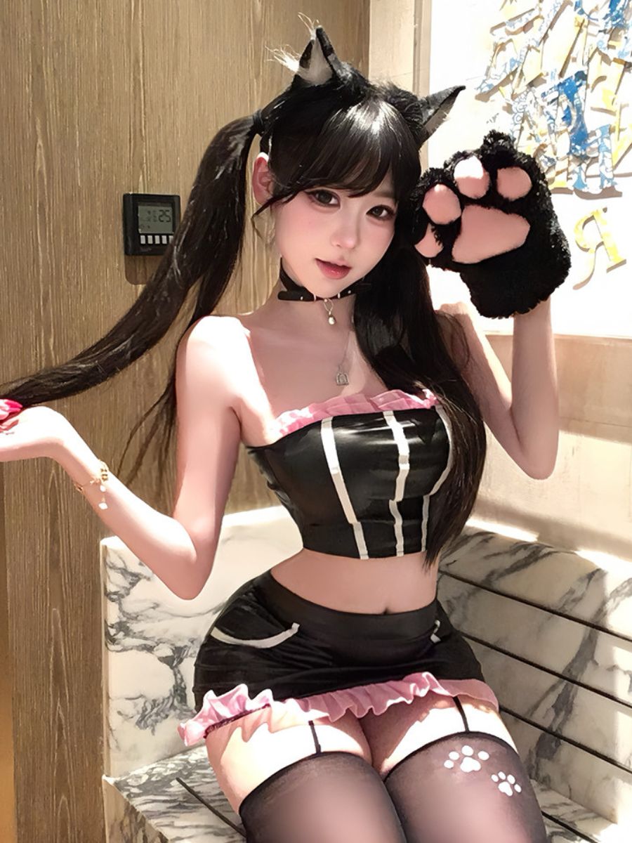 Kawaii Neko Cat Cosplay Costume