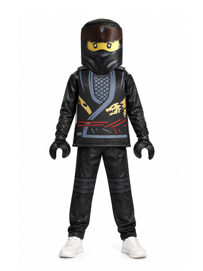 Kids Building Block Character Ninja Costume Ninja Warrior Cosplay Outfit