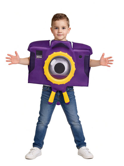 Toy Story Camera Costume Kids Purple Camera Monster Cosplay Tunic