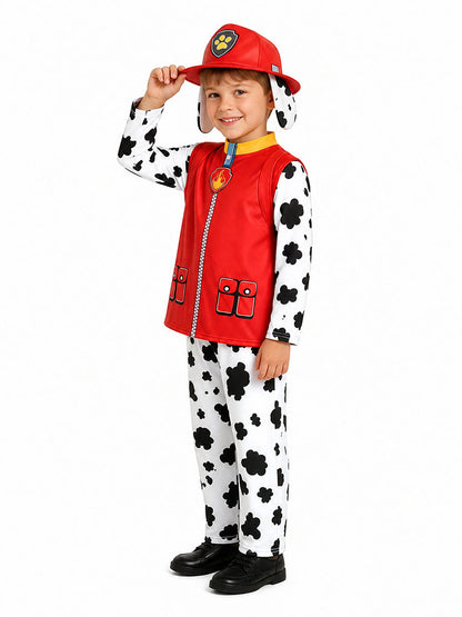 Kids Dalmatian Firefighter Outfit