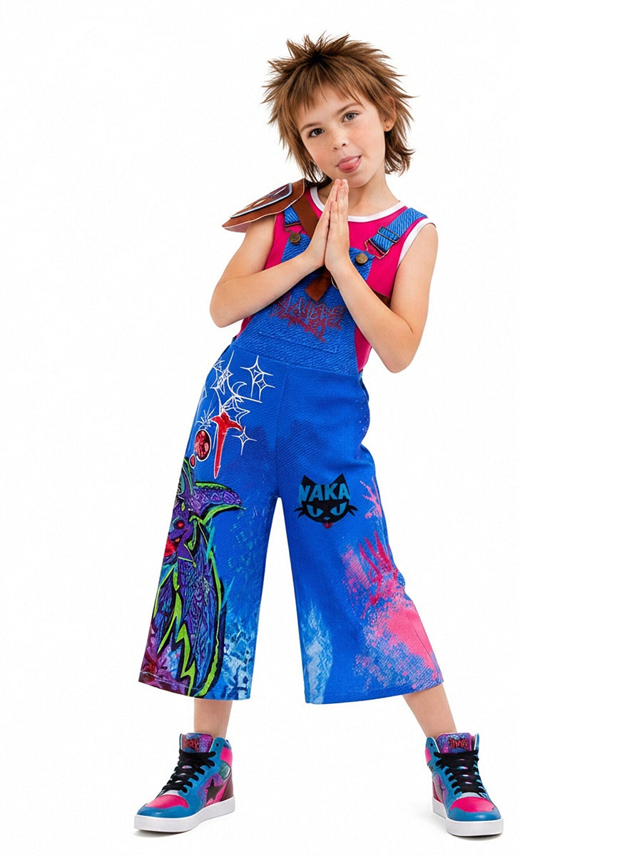 Kids Island Graffiti Overalls Set
