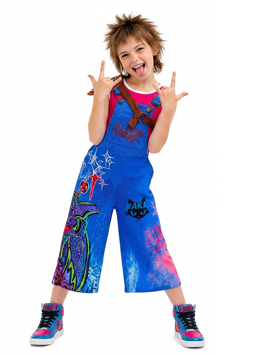Kids Island Graffiti Overalls Set