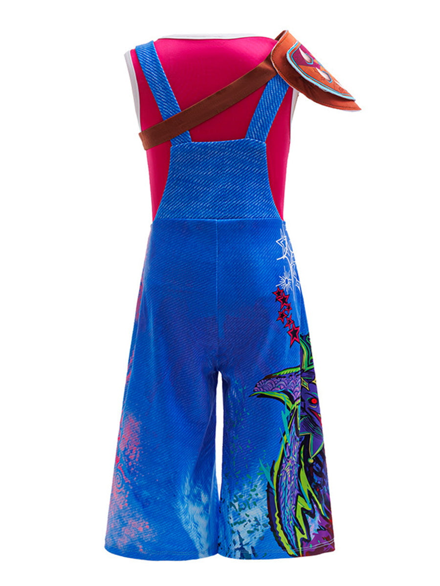 Kids Island Graffiti Overalls Set