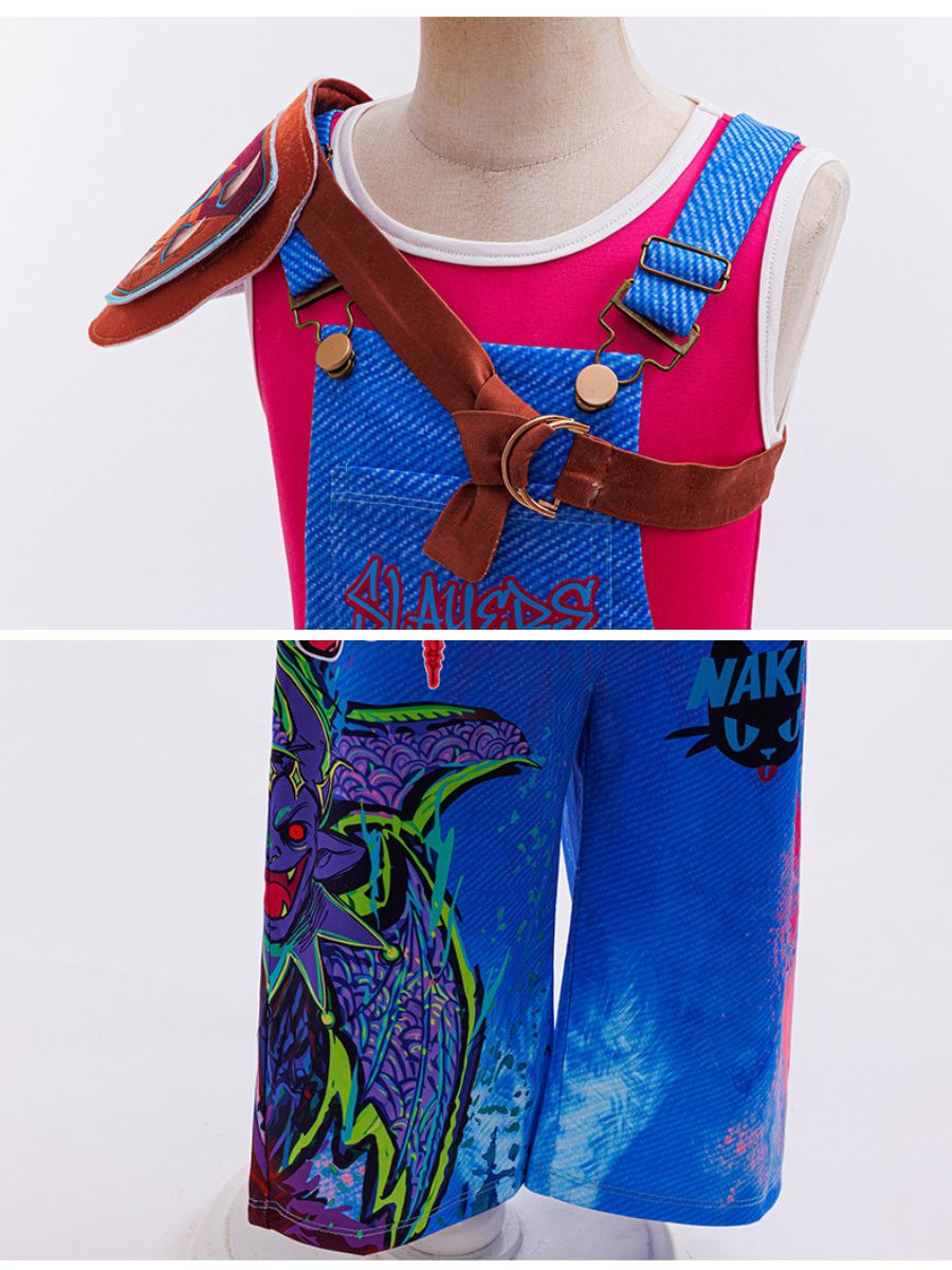 Kids Island Graffiti Overalls Set
