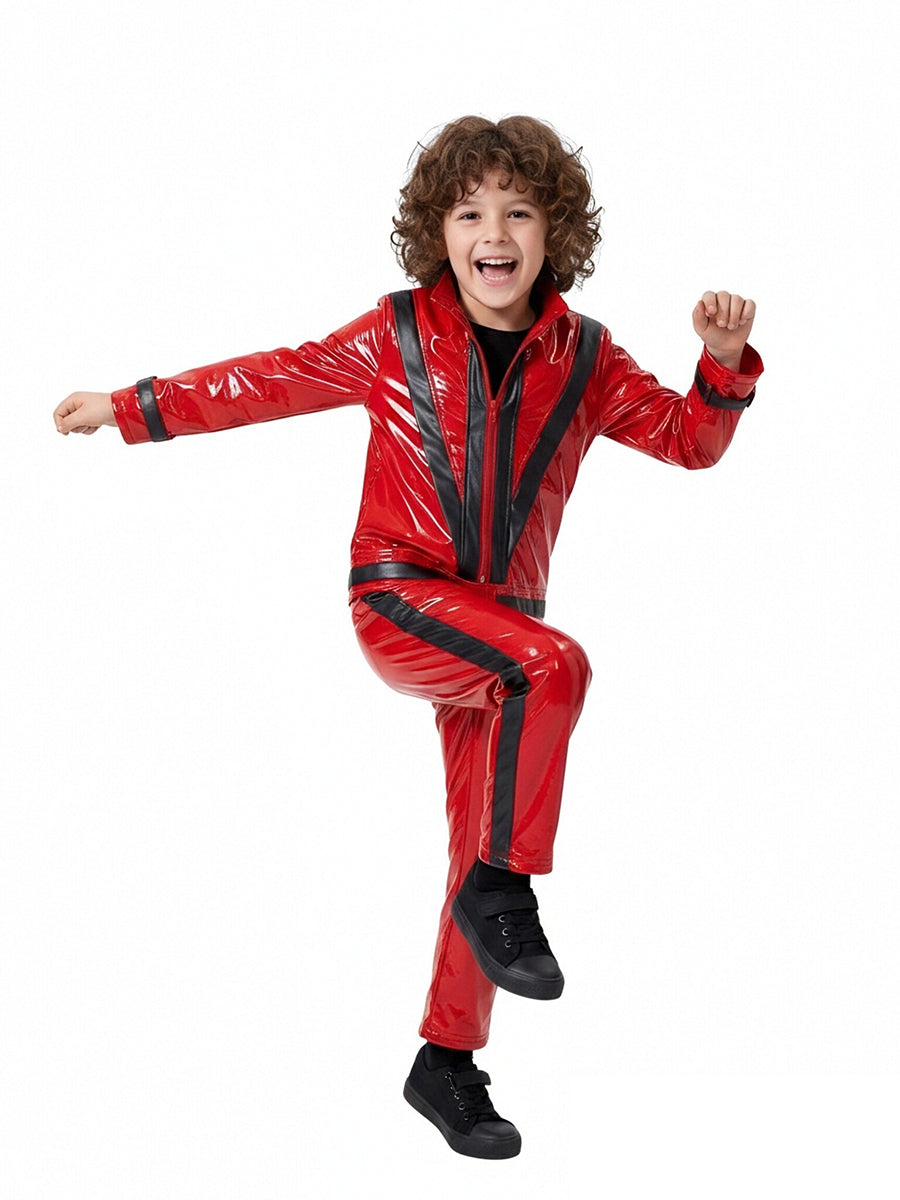 Kids Leather-Look Pop King Suit