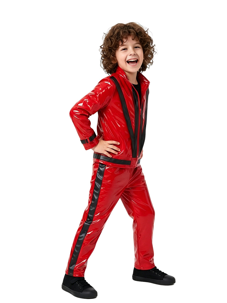 Kids Leather-Look Pop King Suit