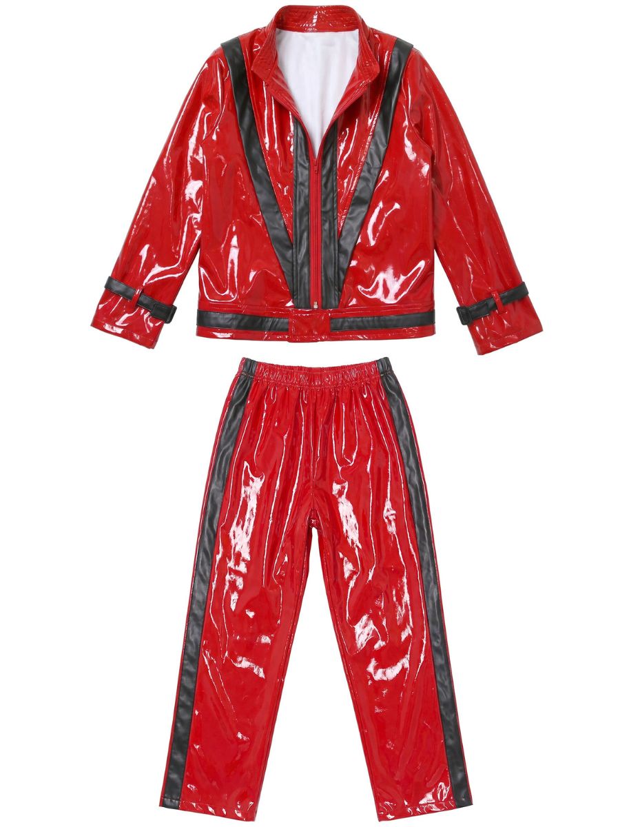 Kids Leather-Look Pop King Suit