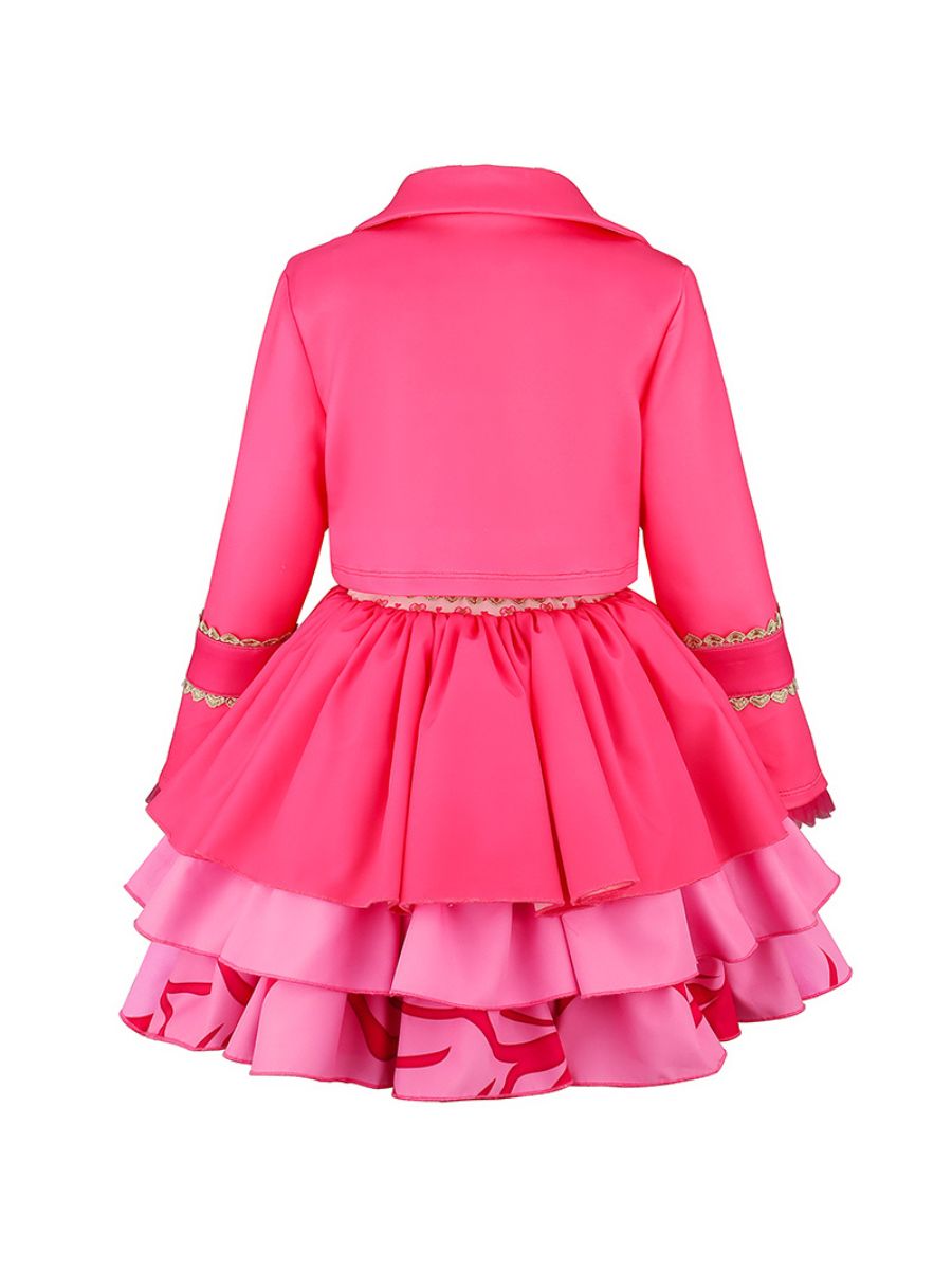 Kids Pink Heart Princess Costume