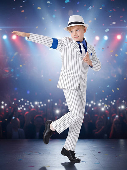 Kids Pop King Pinstripe Full Set Outfit