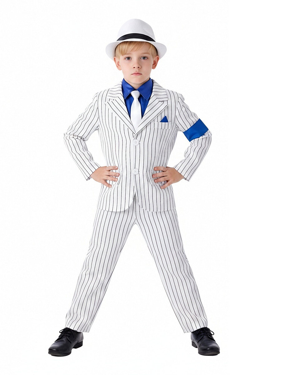 Michael Jackson Smooth Criminal Costume for Kids Iconic Pop King Performance Full Set Outfit
