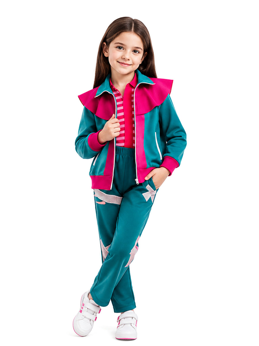 Kids Retro Camp Tracksuit Costume