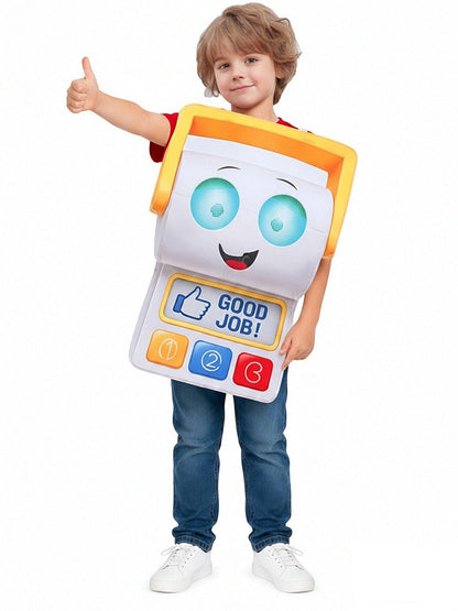 Toy Story Tech Toys Costume Kids Green Frog and Toy Pad Cosplay Tunic