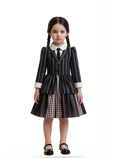 Girls Gothic School Uniform Dress