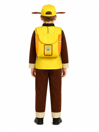 Kids Yellow Builder Pup Costume