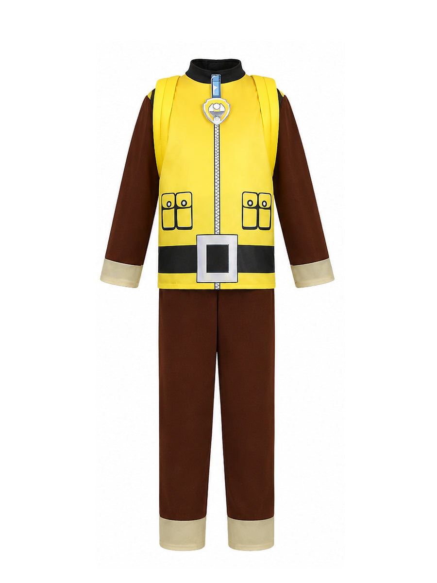 Kids Yellow Builder Pup Costume