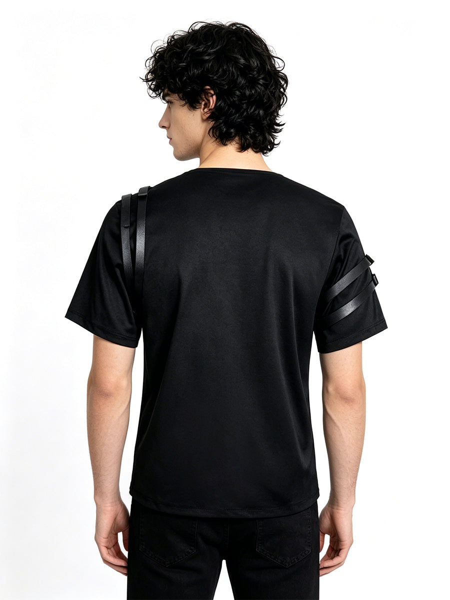 King of Pop Rivet V-Neck Shirt