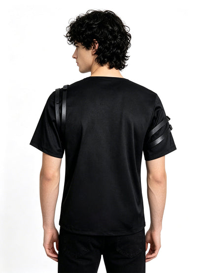 King of Pop Rivet V-Neck Shirt