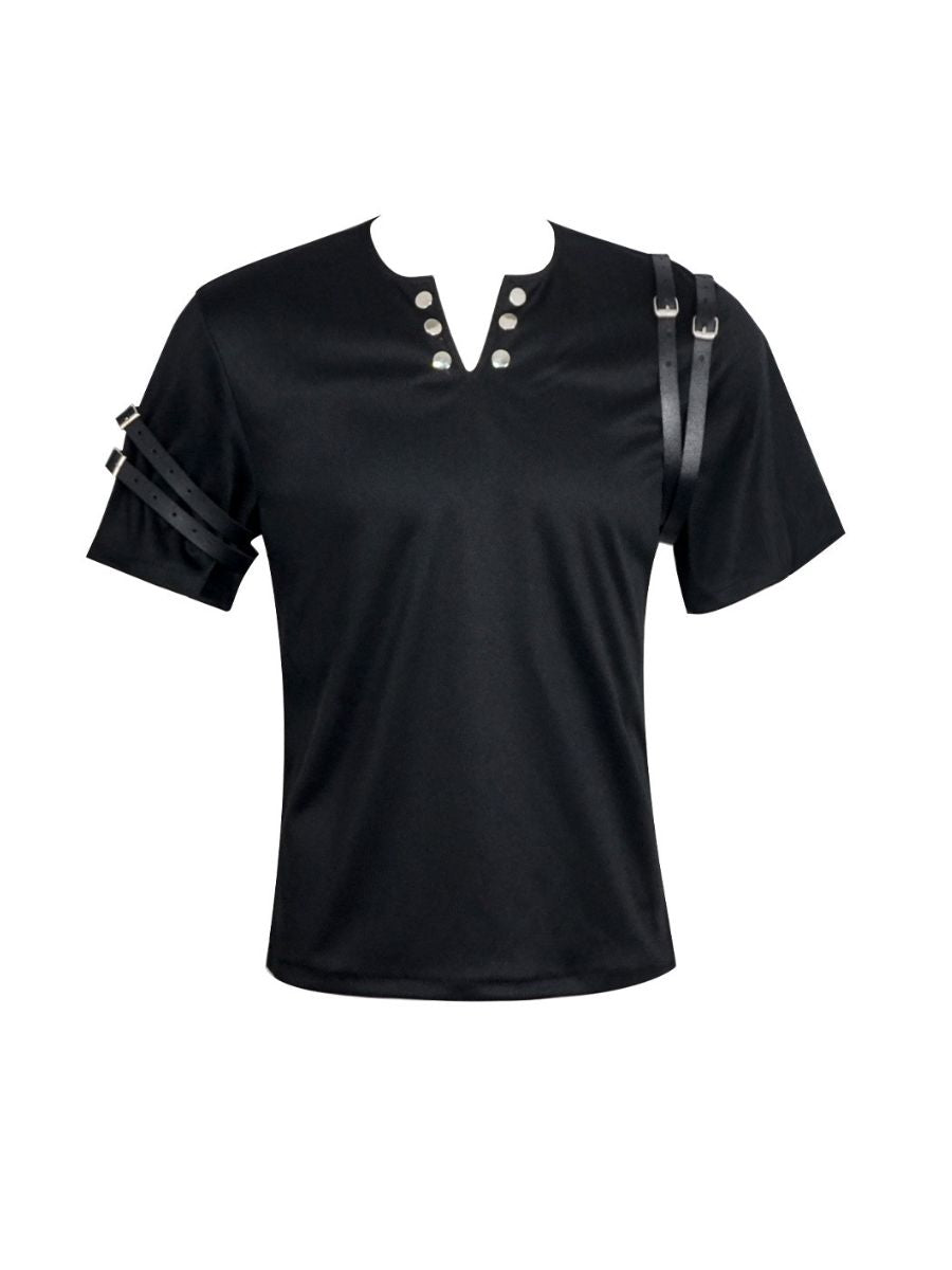 King of Pop Rivet V-Neck Shirt