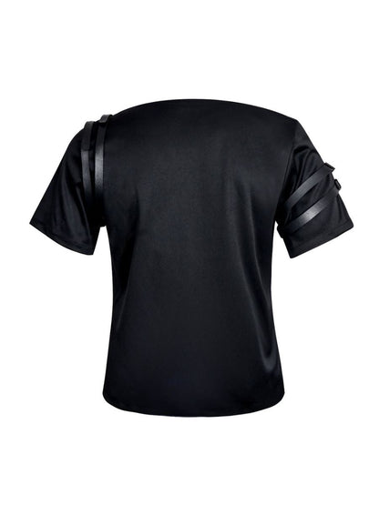 King of Pop Rivet V-Neck Shirt