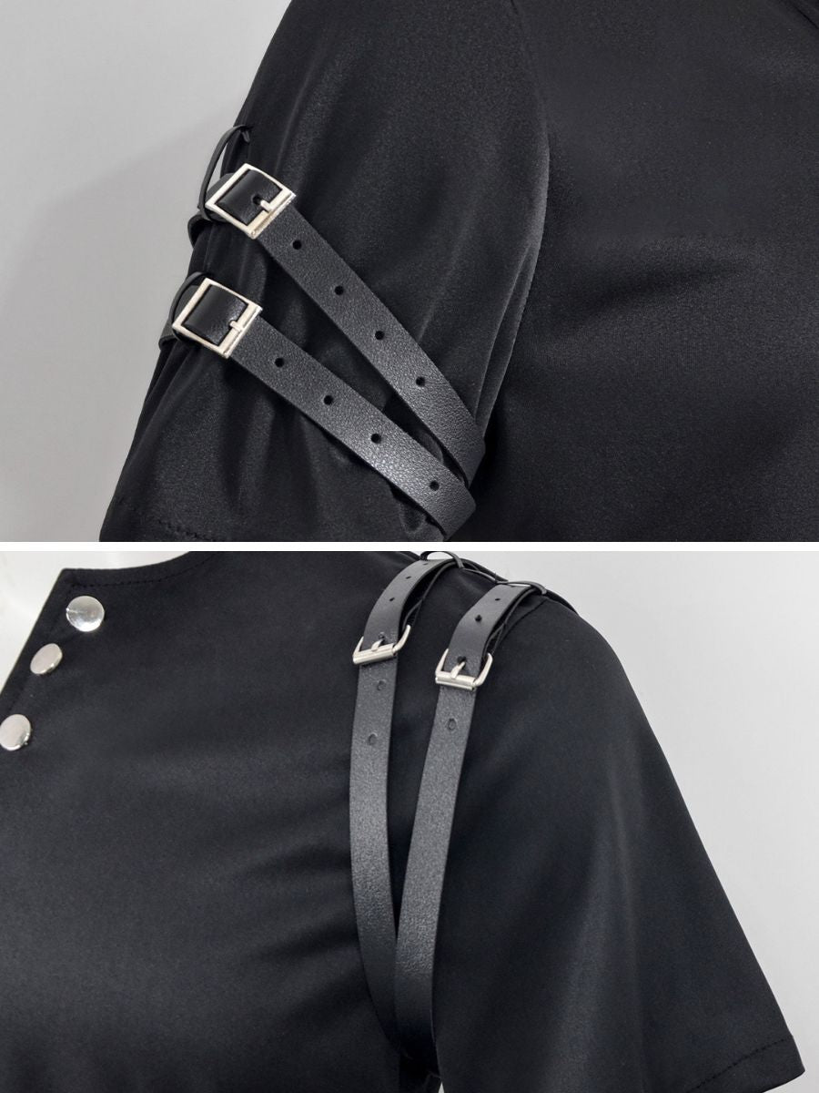 King of Pop Rivet V-Neck Shirt