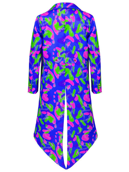 Men's Neon Printed Mardigras Outfit