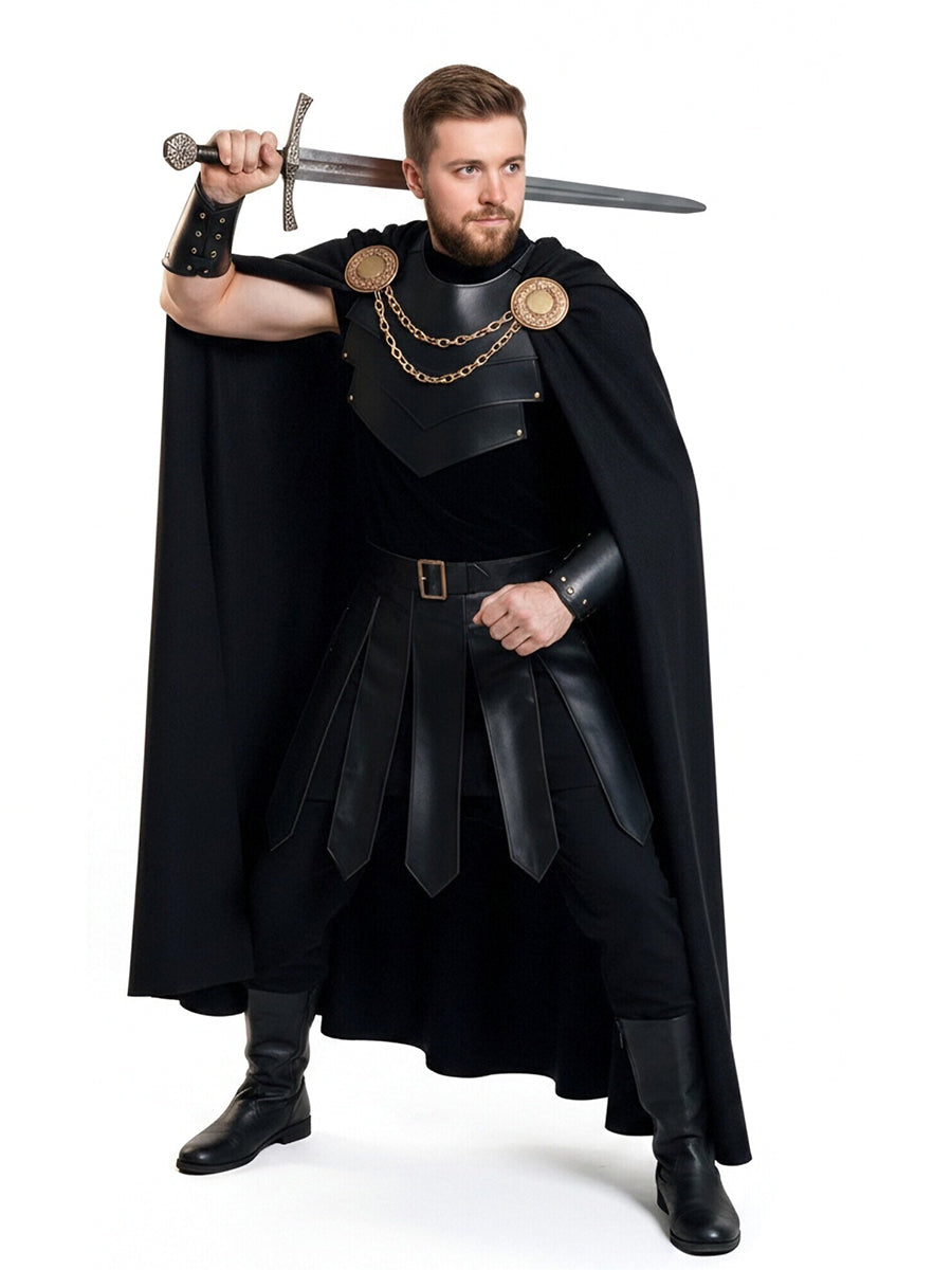 Medieval Cape and Armor Costume