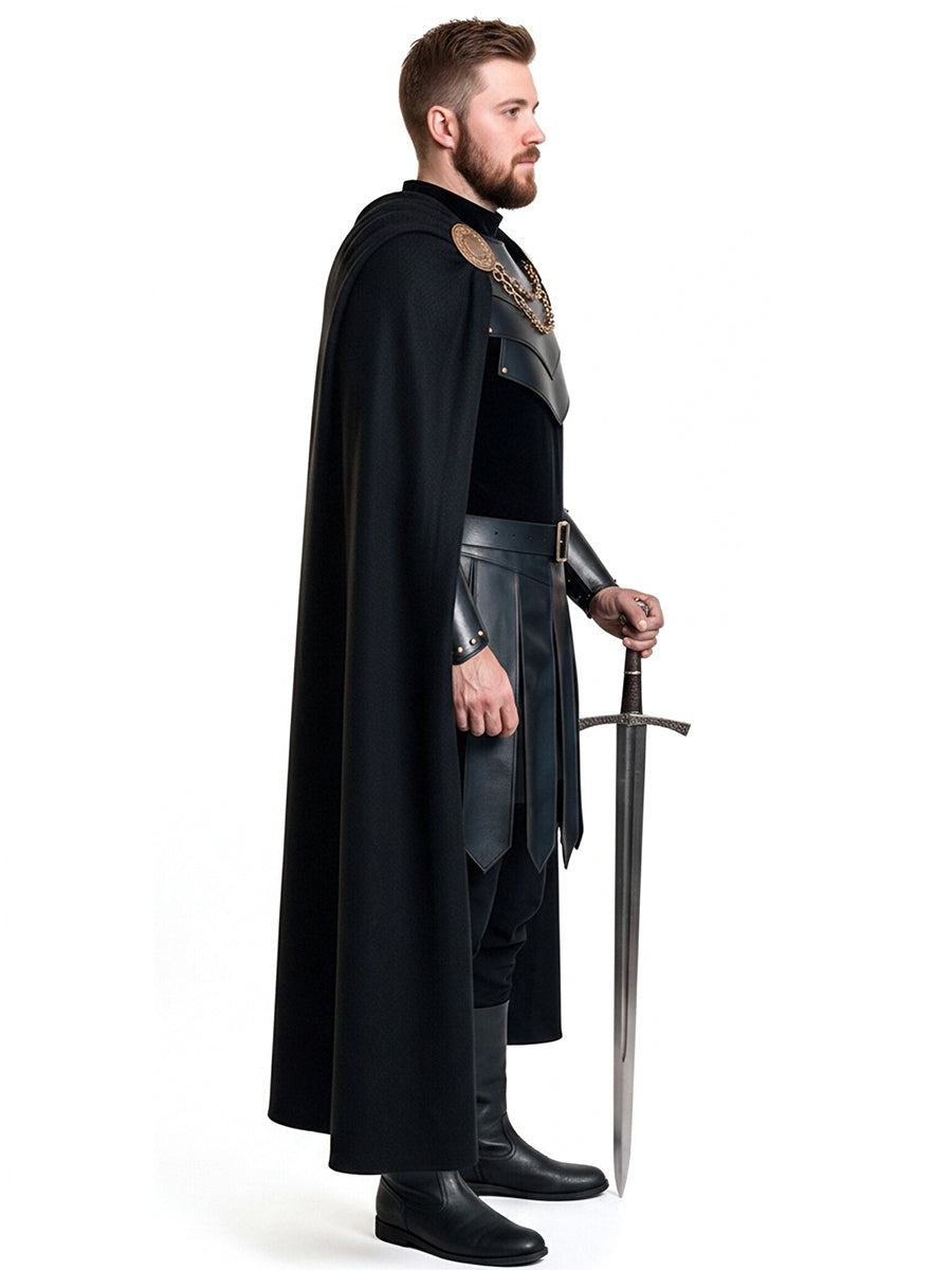 Medieval Cape and Armor Costume