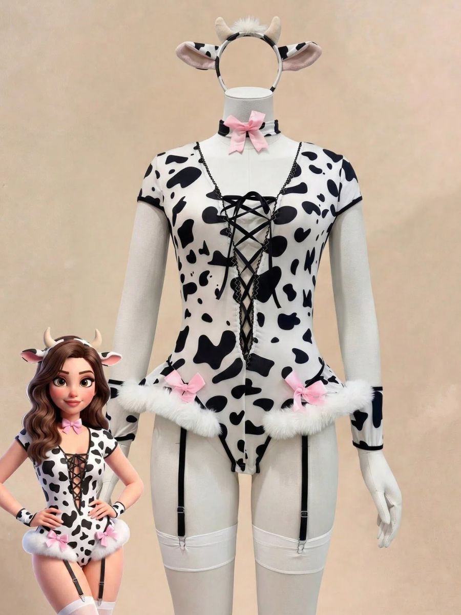 Milk Cow Cosplay Costume