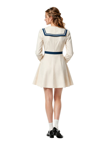 Miss Detective Sailor Collar Dress