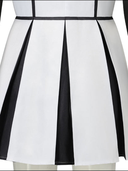 Monochrome Circus Clown Dress