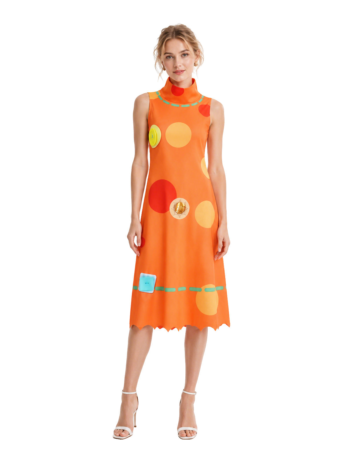 Toy Story Dolly Costume Movie Character Animated Maix Dress for Girls and Adults