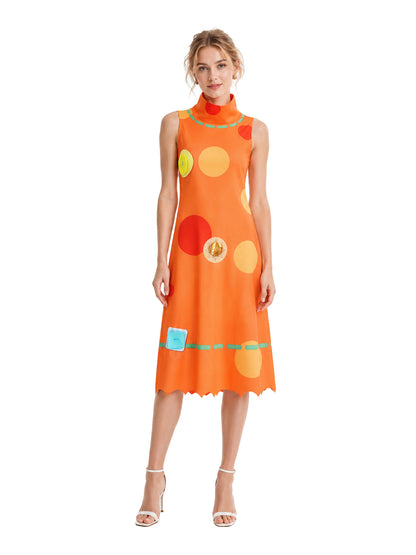 Toy Story Dolly Costume Movie Character Animated Maix Dress for Girls and Adults
