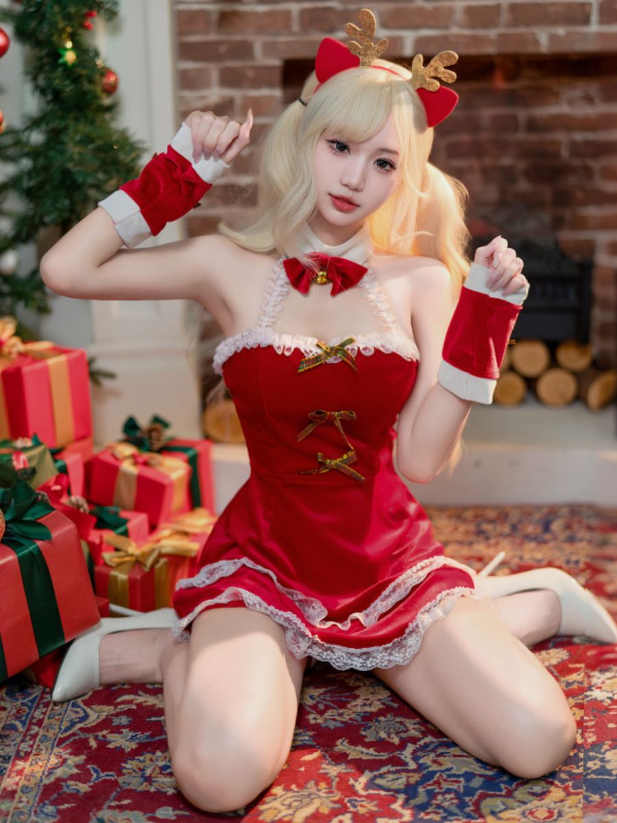 Reindeer Christmas Costume Dress