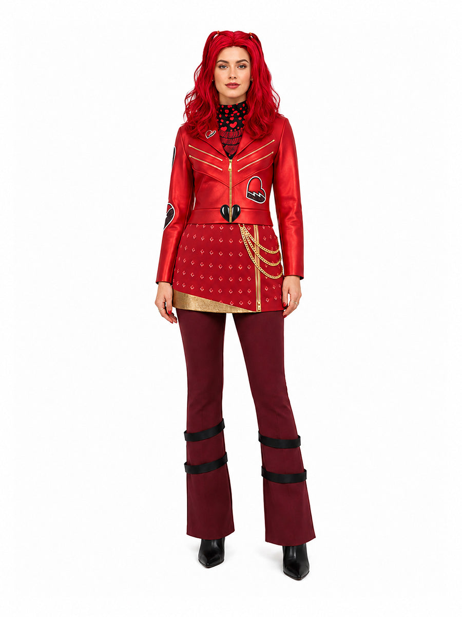 Descendants 5 Red Costume Descendants Wicked Wonderland Princess Red Cosplay Outfit