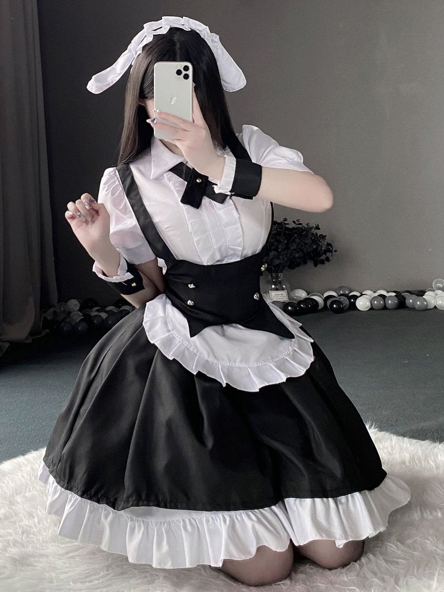 Japanese Maid Cosplay Outfit