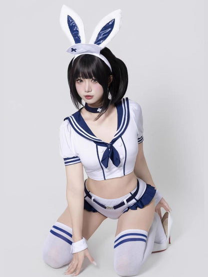 Navy Sailor Bunny Girl Cosplay Set