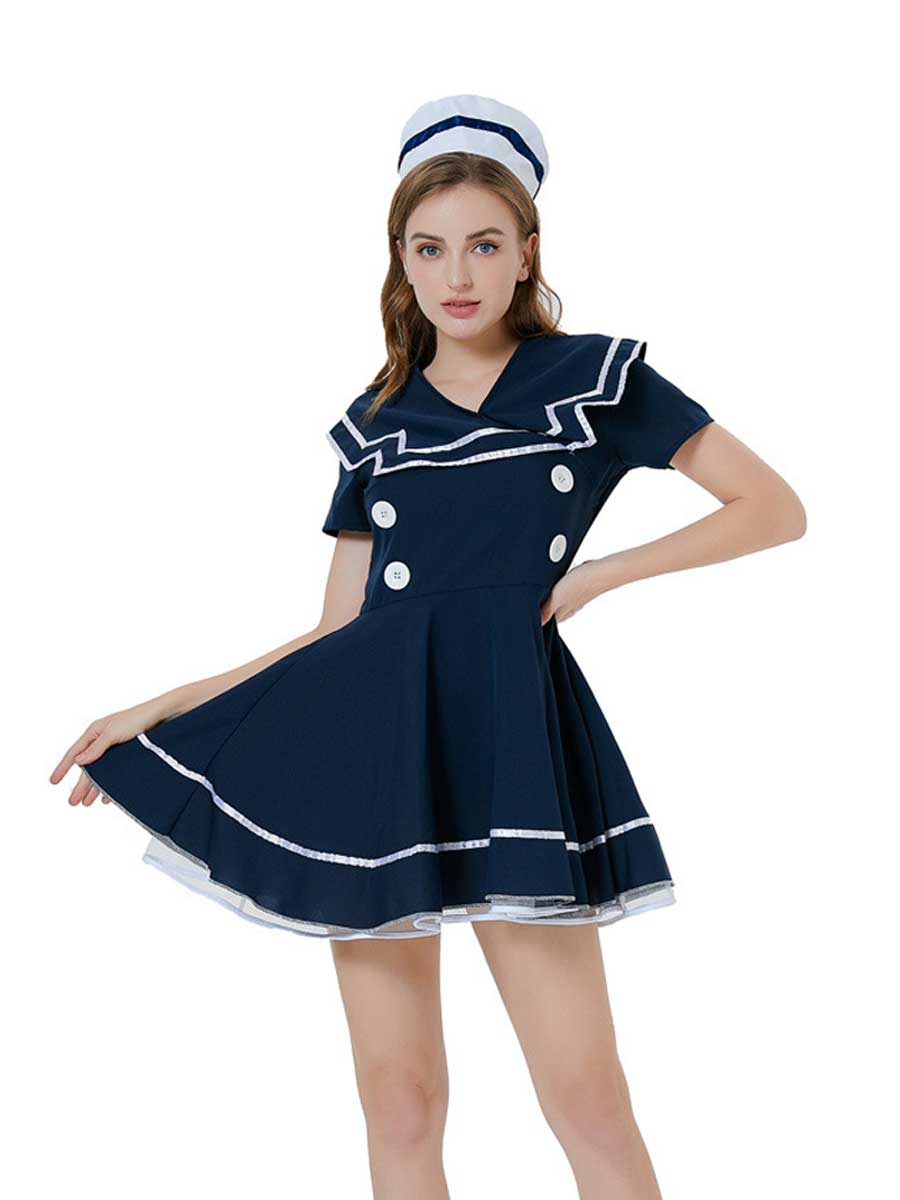 Ladies Navy Sailor Costume