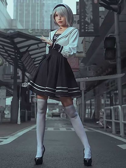 Game 2B Cosplay School Uniform