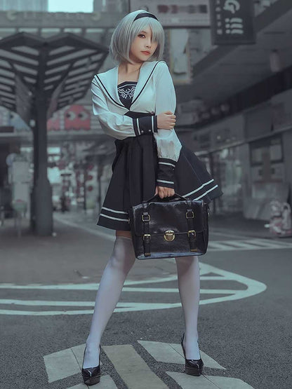 Game 2B Cosplay School Uniform
