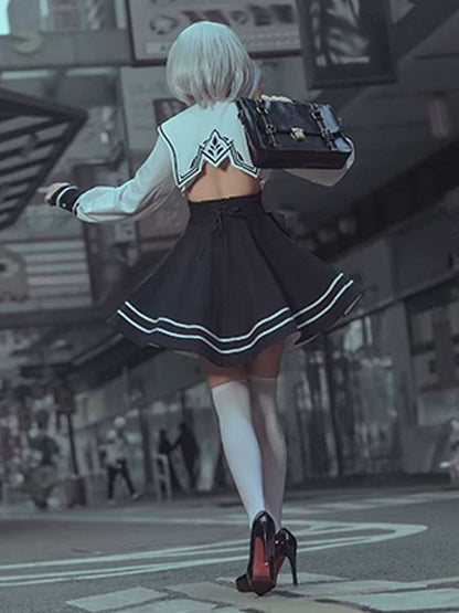 Game 2B Cosplay School Uniform