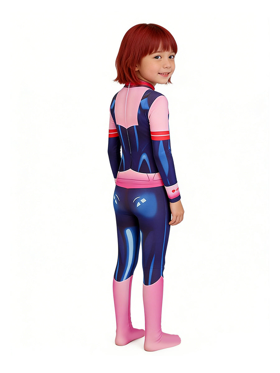 Pink Gravity Girl Battle Outfit