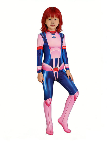 Pink Gravity Girl Battle Outfit