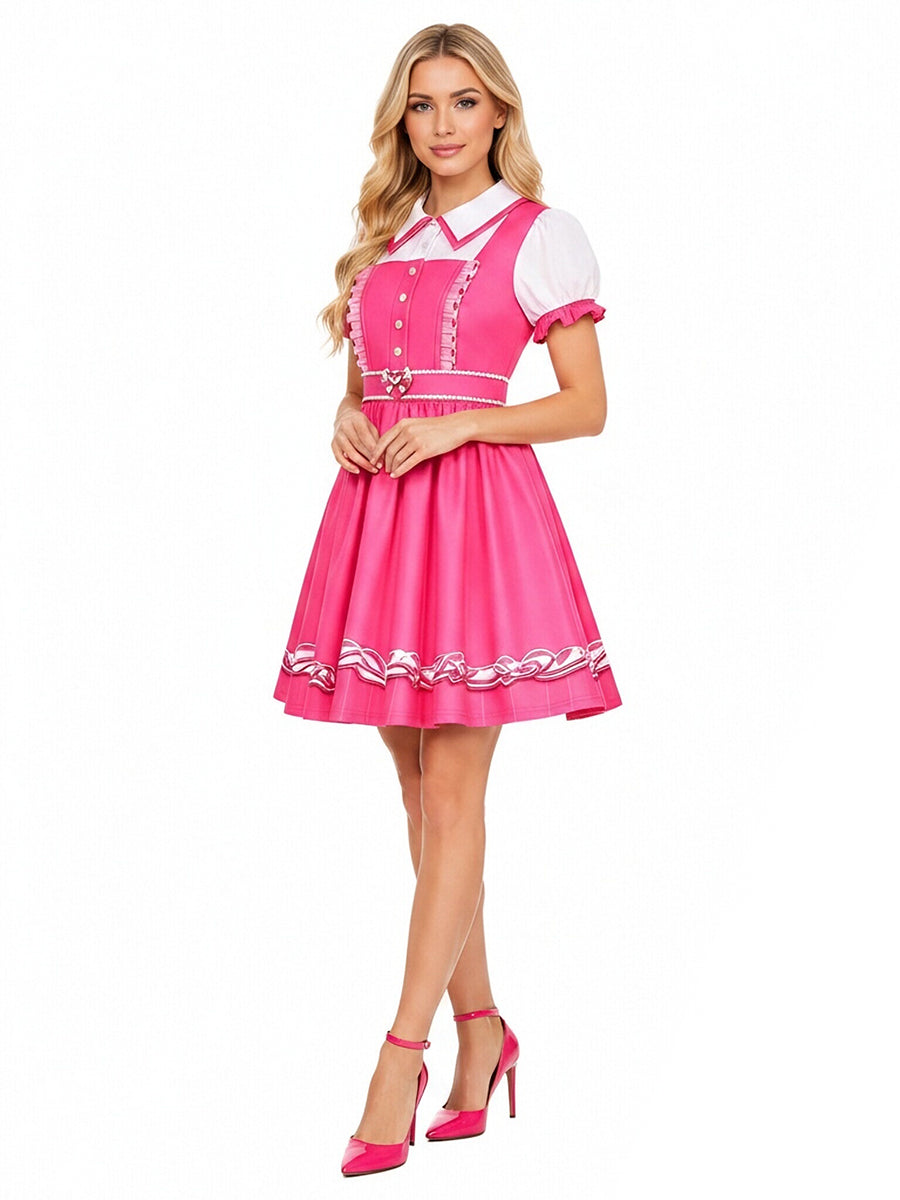 Pink Magical Girl Cosplay Dress
