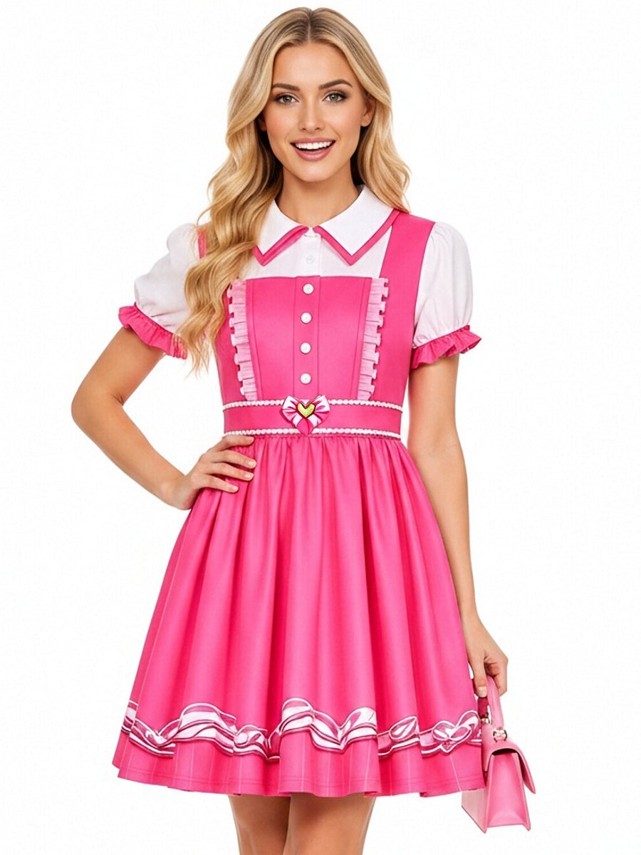 Pink Magical Girl Cosplay Dress