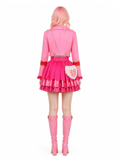 Pink Princess Academy Style Costume