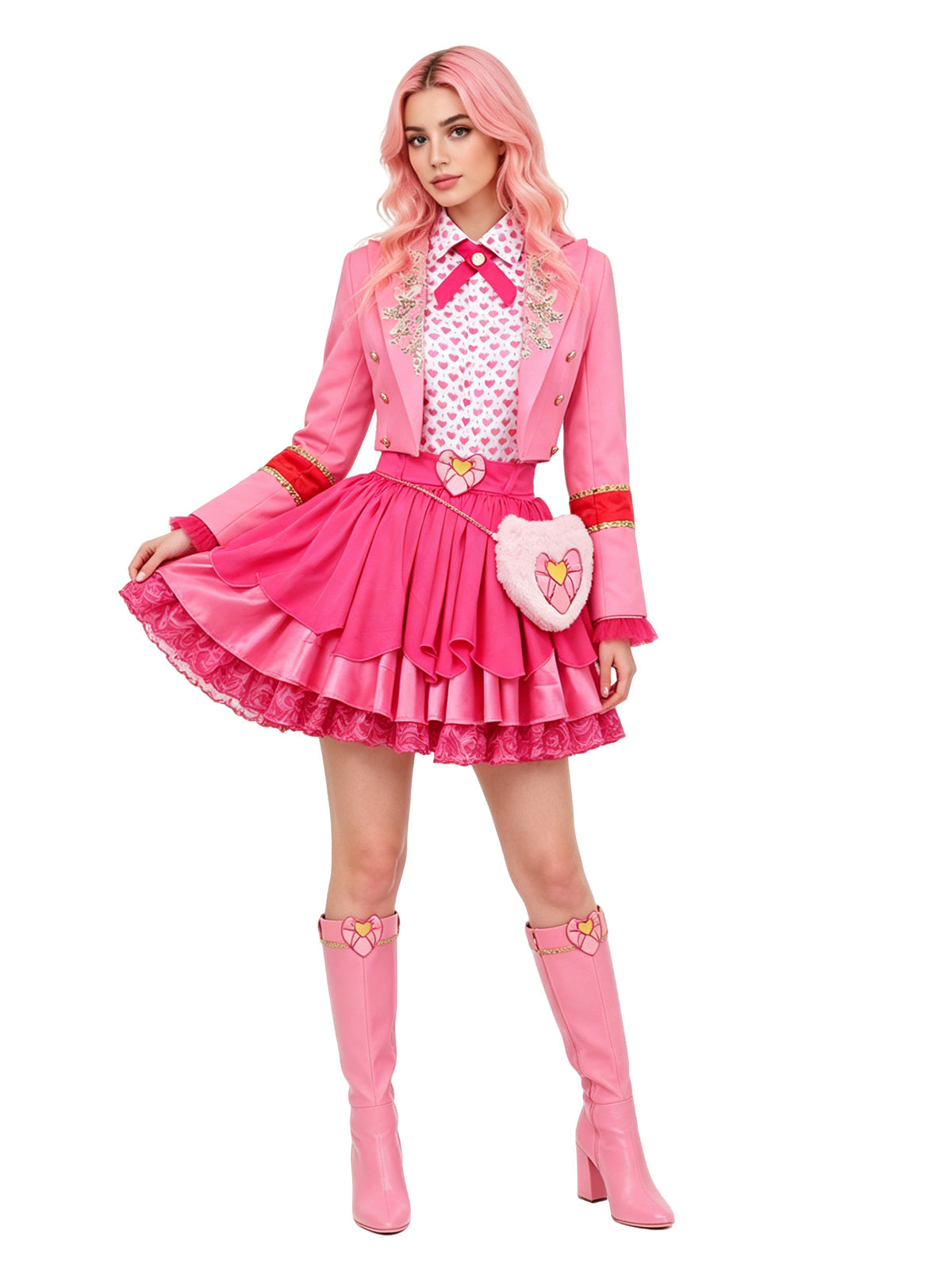 Pink Princess Academy Style Costume