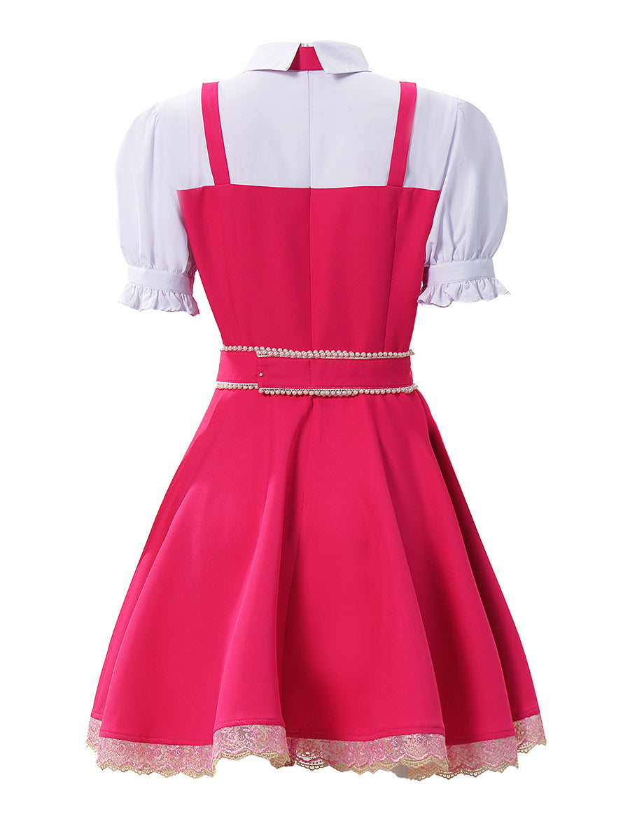Pink Princess Lolita Costume Dress