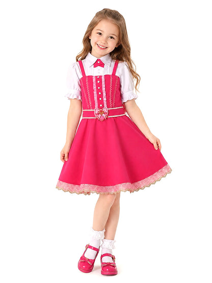 Descendants 5 Pink Costume Descendants Wicked Wonderland Pink Princess A-Line Lolita Dress