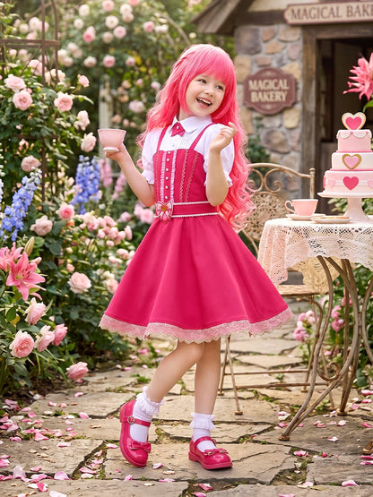 Pink Princess Lolita Costume Dress